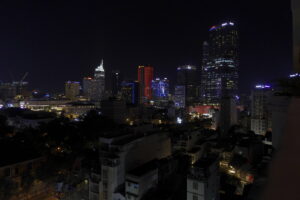 Scène de nuit à Ho Chi Minh Ville